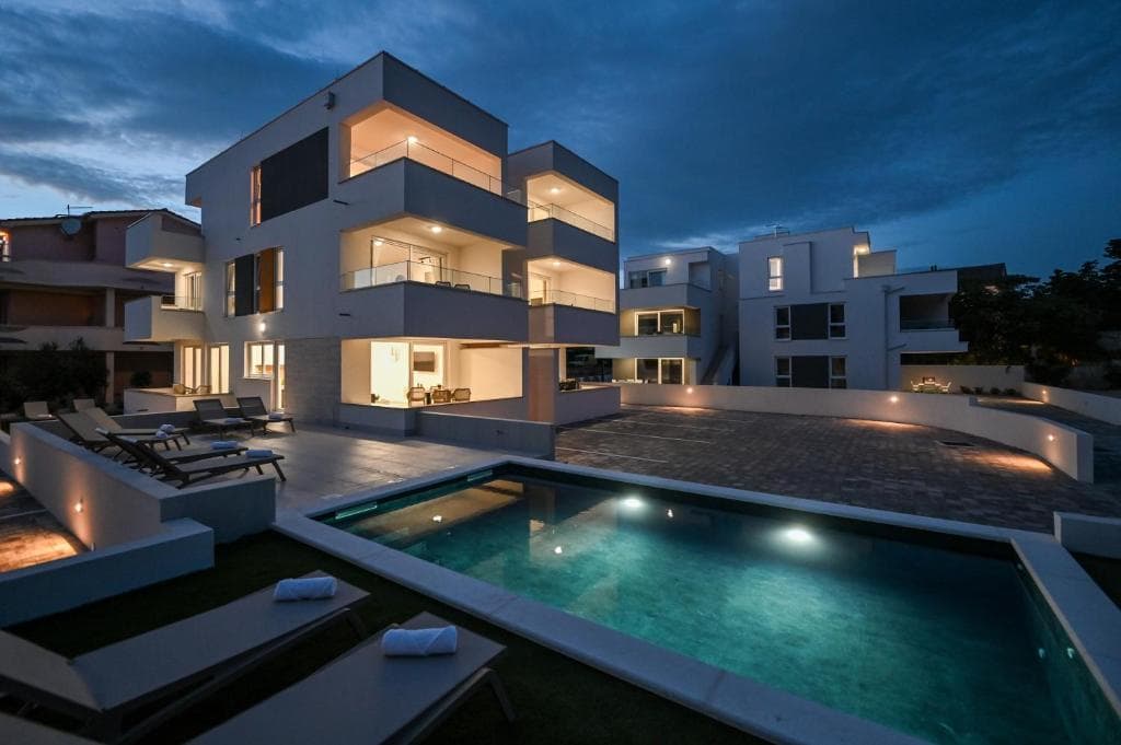 Apartamento Break C 6 con piscina en Novalja